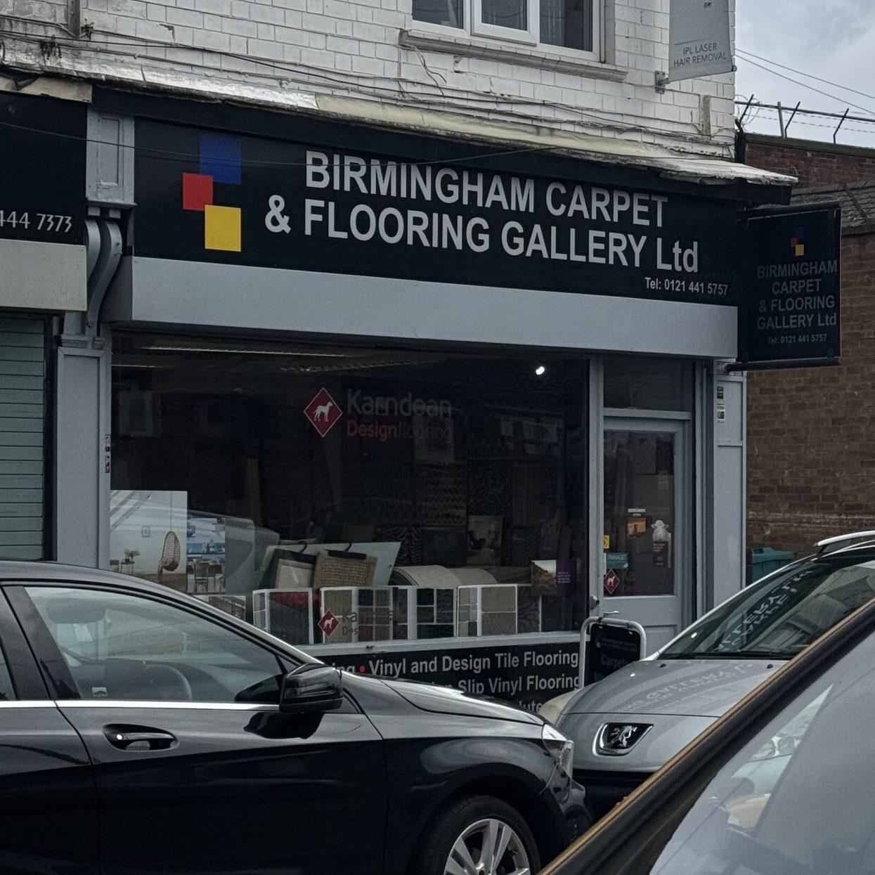 Birmingham Carpet and Flooring Gallery Shopfront