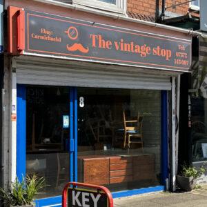 Shopfront of The Vintage Stop