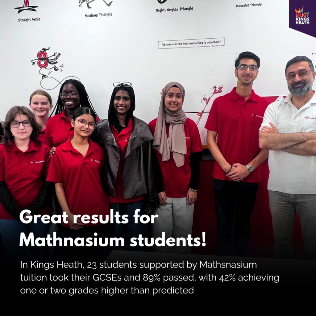 Great results for Mathnasium Kings Heath students!